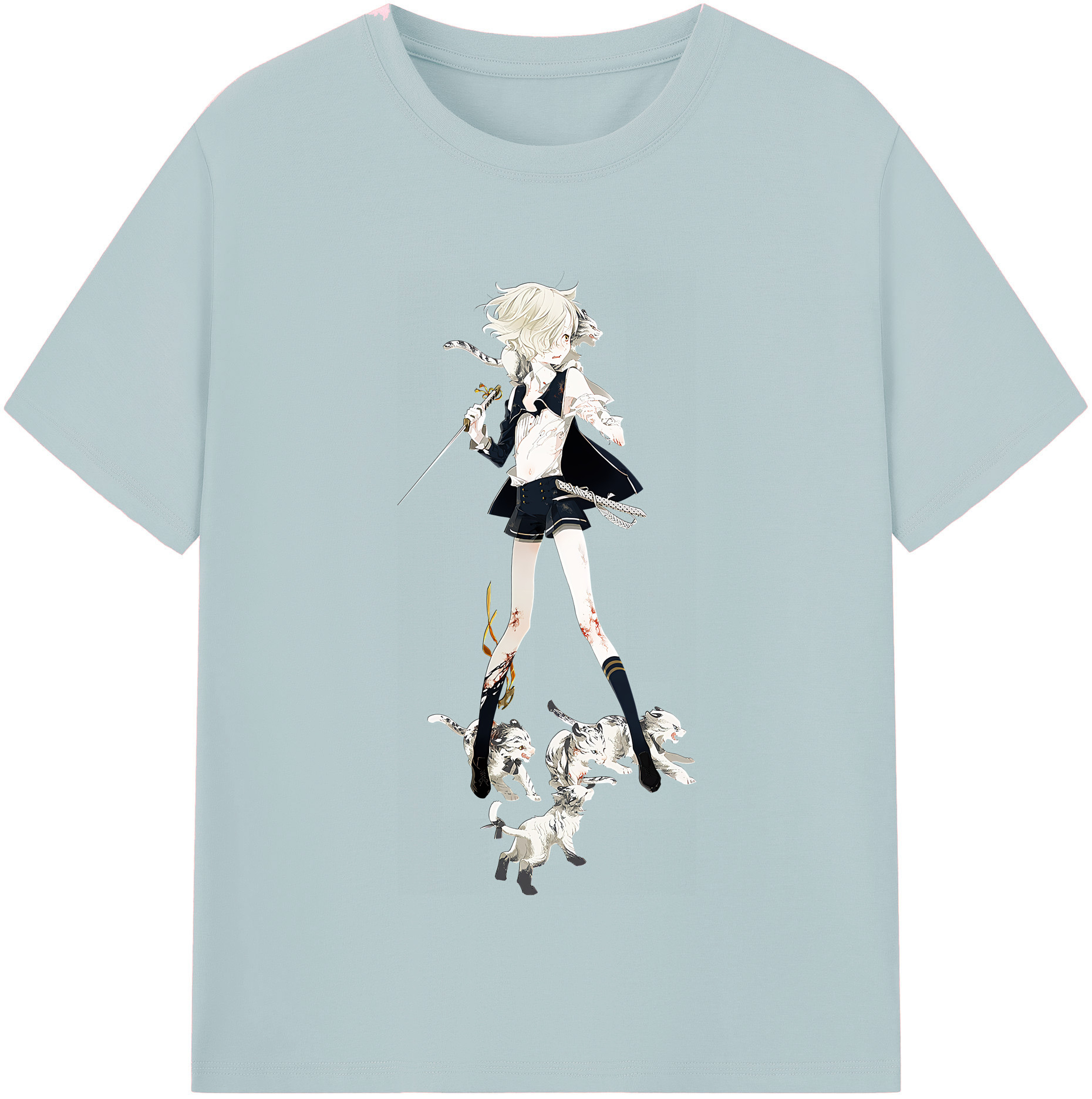 （画像用） 刀剣乱舞 Touken Ranbu 綿100％半袖Tシャツ（フロントプリント）
